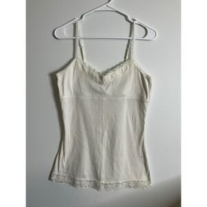 Kirra Y2K White Lace Cami Womens XL